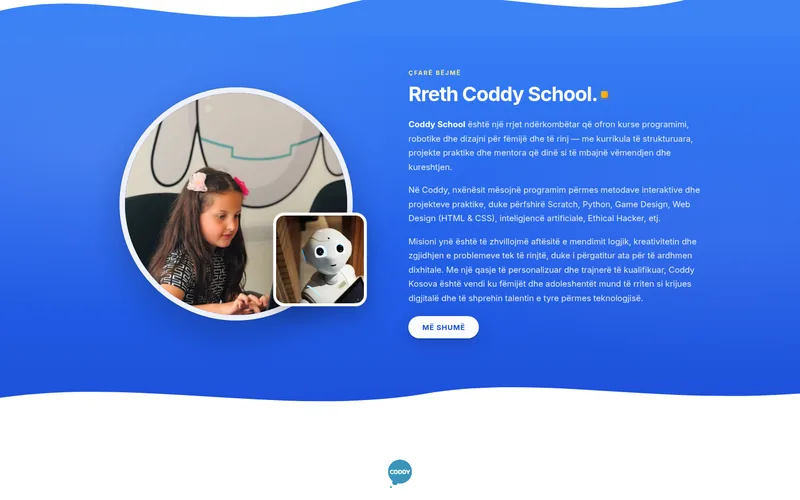 coddy-learning.vercel.app About Coddy School section